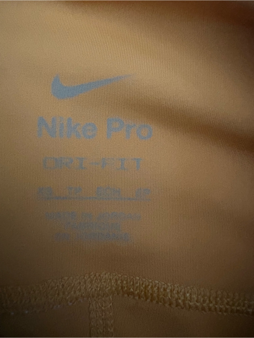Nike Pro 3" Fitted Orange Shorts Size XS - Picture 6 of 7